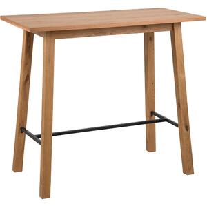 BAROVÝ STŮL, divoký dub, černá, barvy dubu, 117/58/105 cm Carryhome - Barové stoly