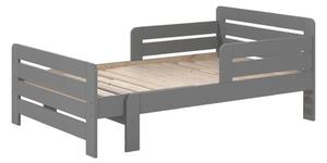Šedá rostoucí postel Vipack Jumper, 90 x 140/160/200 cm