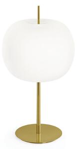 Stolní lampa kdln, Kushi, stmívatelné, Bílá, Obývací pokoj, Sklo, Design