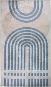 Modrý/šedý koberec běhoun 200x80 cm - Vitaus
