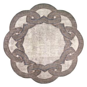 Béžový kulatý koberec ø 80 cm - Vitaus