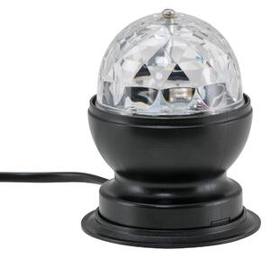 BRILO 7347-015 RGB LED stolní lampa, pr. 8,8 cm, 3 W, černá - BRILO