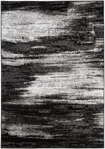 Makro Abra Kusový koberec moderní MAYA Z905D šedý černý Rozměr: 200x300 cm