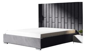 Čalouněná postel 16 s panelem, 140x200, trinity 16