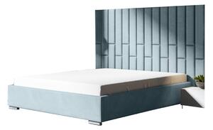 Čalouněná postel LEONI s panelem, 140x200, trinity 22