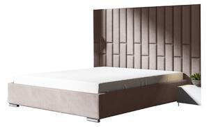 Čalouněná postel LEONI s panelem, 140x200, trinity 05