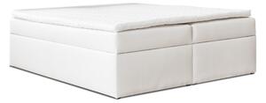 Čalouněná postel boxspring PHILIPPE, 120x200, bílá