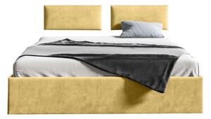Čalouněná postel NIKLAS 1 s panely, 140x200, trinity 18