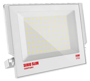 CENTURY LED reflektor SIRIO SLIM BÍLÝ 70W 4000K 110d 230x270x28mm IP66 IK08