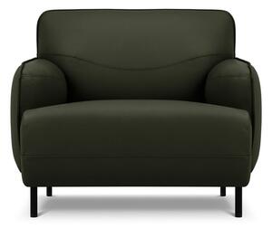 Zelené kožené křeslo Windsor & Co Sofas Neso