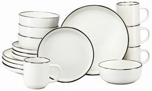 KOMBINOVANÁ SOUPRAVA, 16dílné, kamenina Creatable - Online Only nádobí, Online Only