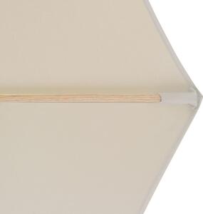 Doppler ALU WOOD 3,5 m - slunečník s klikou s ULTRA UV ochranou