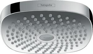 Hansgrohe Croma Select E, hlavová sprcha 180 2jet, bílá/chromová, HAN-26524400