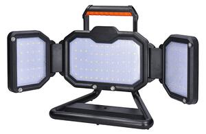 Solight LED reflektor 30W, přenosný, nabíjecí, 3000lm, oranžovo-černý WM-30W-RE