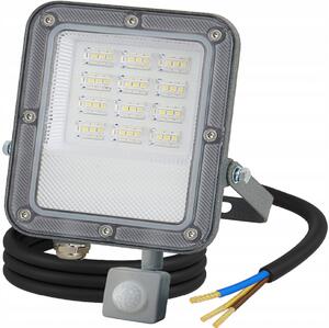 BERGE LED reflektor ODYN s pohybovým senzorem 30W - 2700lm - 4000K - IP66