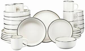 KOMBINOVANÁ SOUPRAVA, 30dílné, kamenina Creatable - Online Only nádobí, Online Only