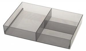 SAPHO - Organizér do zásuvky, 202x50x302 plast, kouřová 909