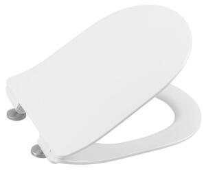 SAPHO - EDITA WC sedátko, SLIM, Soft Close, Easy Take, bílá 1703-458