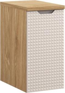 Comad Koupelnová sestava Luxor Beige s deskou, umyvadly a skříňkami 160 cm béžová/dub olejovaný