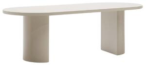 Lakovaný jídelní stůl Kave Home Nealy 240 x 100 cm - odstín ecru