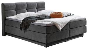 POSTEL BOXSPRING, 180/200 cm, šedá Esposa - Postele s úložným prostorem