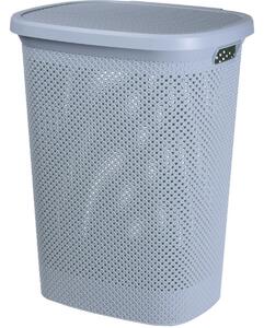 Koš na špinavé prádlo, 60 l, šedá