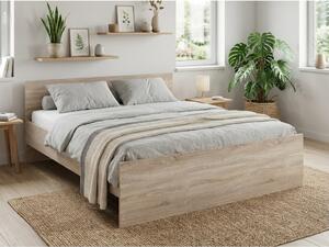 Postel ELISA 160 x 200 cm, dub sonoma