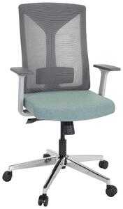 OTOČNÁ ŽIDLE, síťovina, plochá tkanina, šedá, bílá, mátově zelená MID.YOU - Online Only kancelářské židle, Online Only