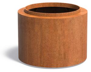 Cortenový květináč Rondo Ø 800 × v 600 mm