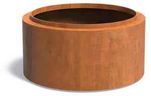 Cortenový květináč Rondo Ø 1200 × v 600 mm
