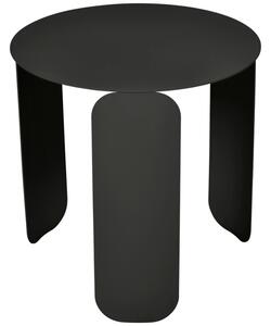 Černý kovový zahradní odkládací stolek Fermob Bebop 45 cm