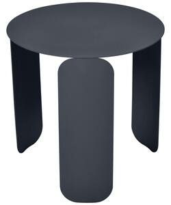 Antracitový kovový zahradní odkládací stolek Fermob Bebop 45 cm