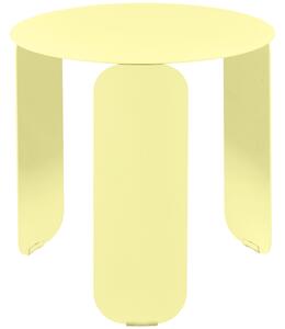 Citronově žlutý kovový zahradní odkládací stolek Fermob Bebop 45 cm