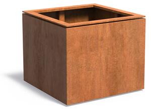 Cortenový květináč Kubo 830 x 830 x 700 mm