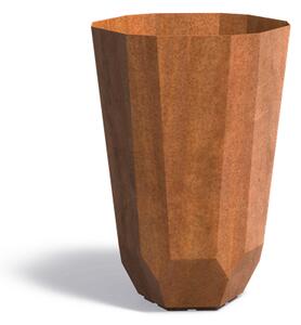 Cortenový květináč Diamant Ø 650 × v 1000 mm