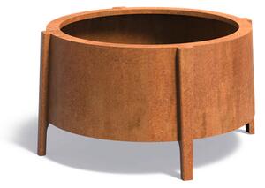 Cortenový květináč Trino Ø 1000 × v 600 mm