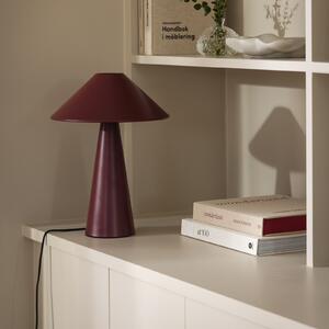 Stolní lampa Globen Lighting, Cannes, Červená, Obývací pokoj, Kov, Design