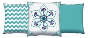 ASIR Sada dekorativních polštářků MINT VZORY 43 cm polyester-bavlna