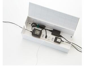 Bílý box na nabíječky YAMAZAKI Web Cable Box