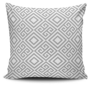 ASIR Dekorační polštář ŠEDÁ GEOMETRIE 43 cm polyester-bavlna