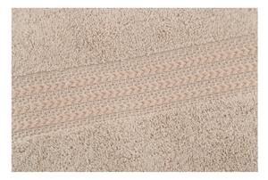 Hnědý bavlněný ručník Amy, 50 x 90 cm
