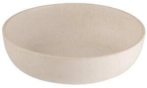 Béžová keramická miska J-line Moor 23 cm