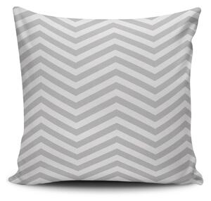 ASIR Dekorační polštářek ŠEDÉ VLNY 43 cm polyester