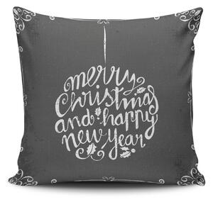 ASIR Dekorační polštářek ŠŤASTNÉ A VESELÉ 43 cm bavlna/polyester