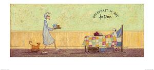 Umělecký tisk Sam Toft - Breakfast in Bed For Doris