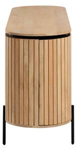 Nízká komoda z mangového dřeva v přírodní barvě 170x80 cm Licia – Kave Home