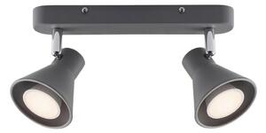 Nordlux - Bodové svítidlo EIK 2xGU10/35W/230V šedá