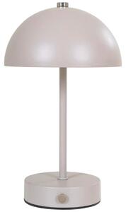 Nordic Living Pískově hnědá kovová nabíjecí stolní LED lampa Halle