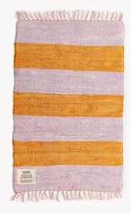 Ručně tkaný bavlněný koberec s třásněmi Chindi