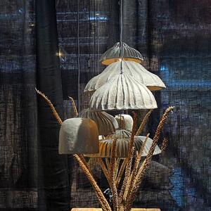 Závěsná lampa New Delhi z papír-maché
